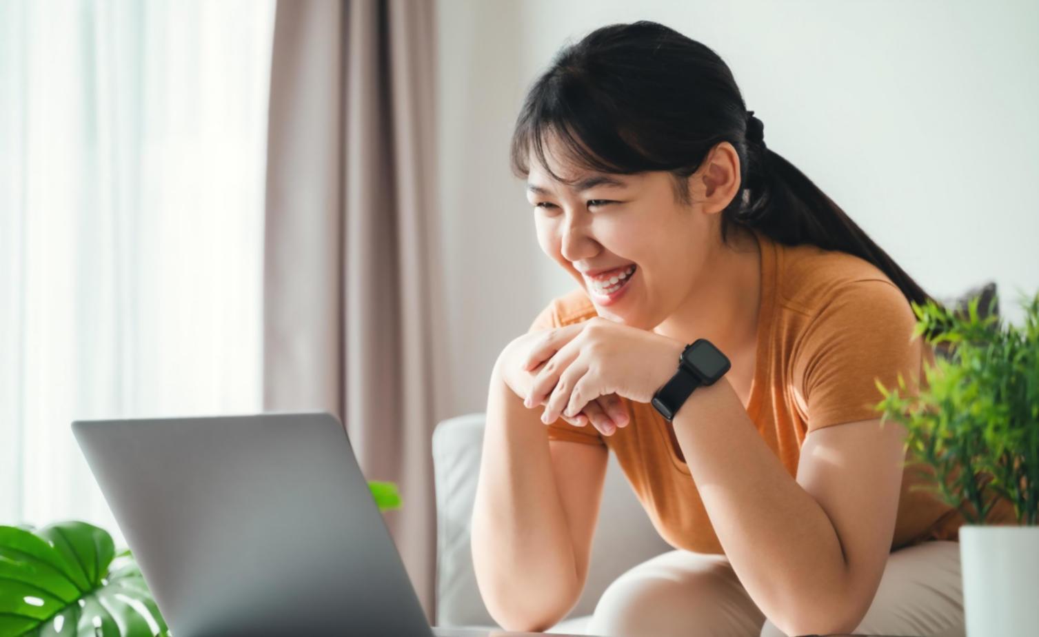 Business professional reviewing financial metrics on tablet